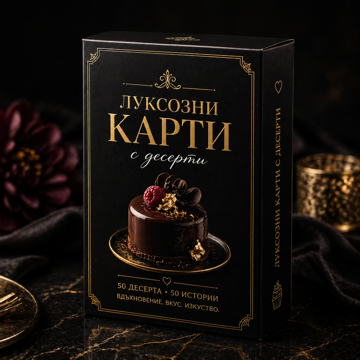 Луксозни карти с десерти